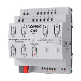 Zennio [ZCL6H230V2] HeatingBOX 230V 6X v2