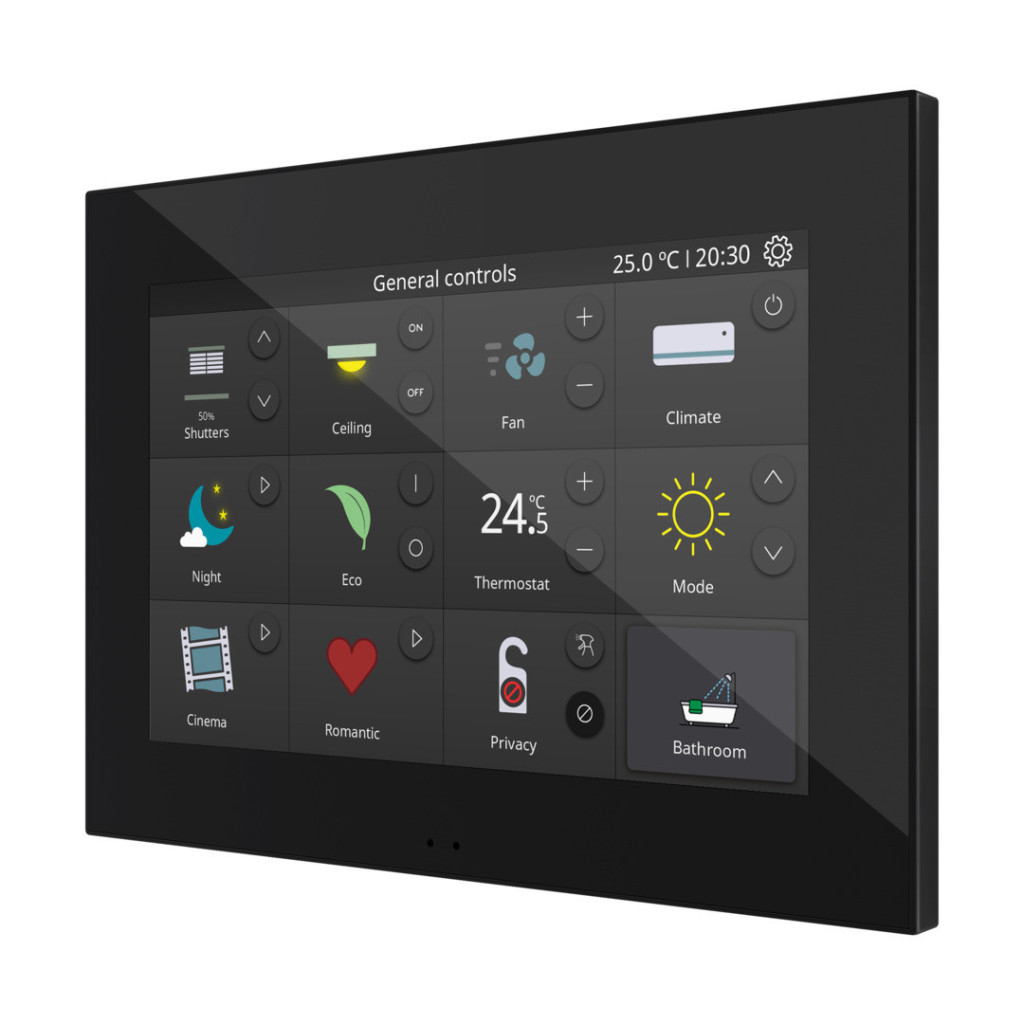 Zennio [ZVIZ70V2] Z70 v2 Панель сенсорная KNX, с экраном 7 дюймов Цвет  чёрный