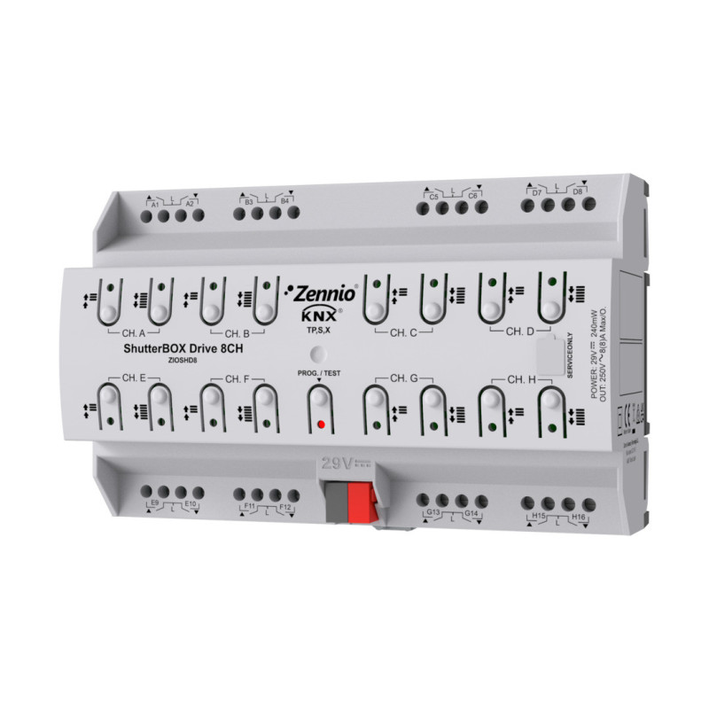 Zennio [ZIOSHD8] ShutterBOX Drive 8CH