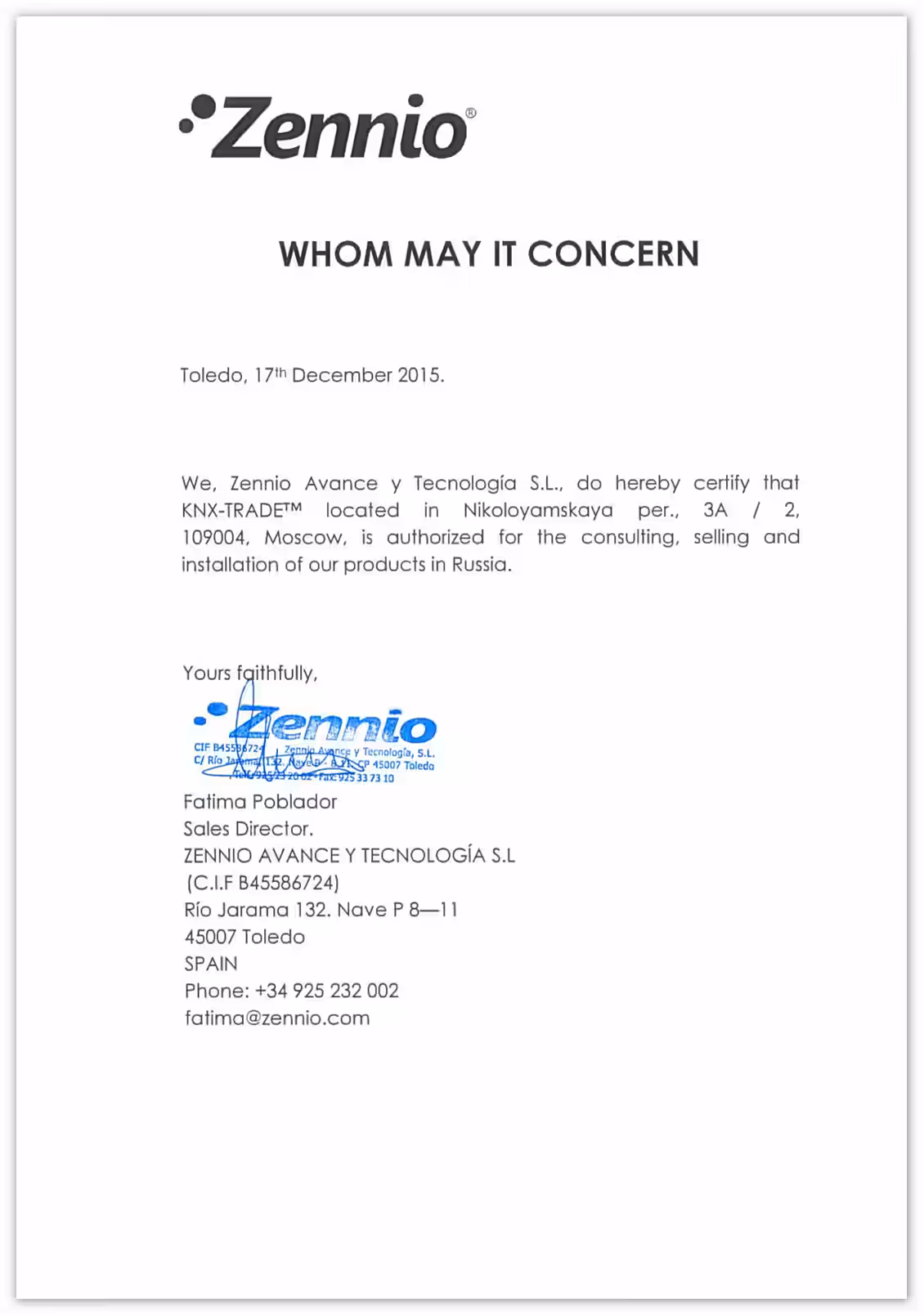 Zennio авторизация KNX-TRADE